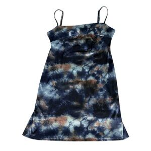 Urban Outfitters Mini Slip Dress Womens Small Tie Dye Y2k Grunge Festival Fall